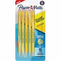 Paper Mate Mechanical Pencils, Twist Tip, Break-Resistant Lead, YW, 6PK PAP2200939